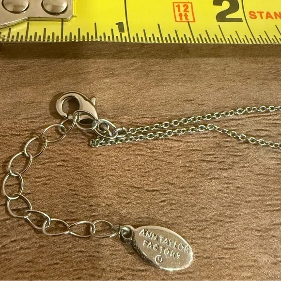 Ann Taylor Silver Celtic Knot Necklace 32” - Picture 3 of 4
